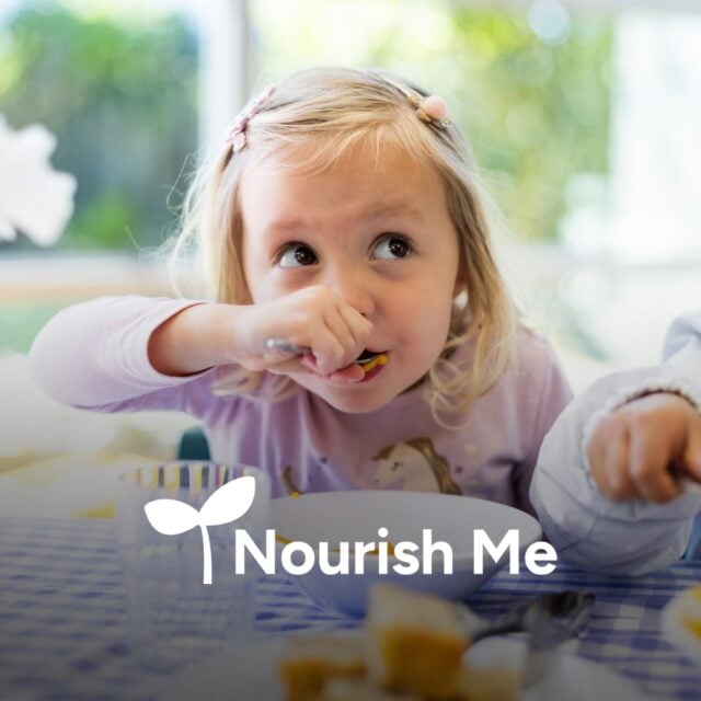 Nourish Me...because nourishing active bodies helps children feel their best everyday. That's The Kindercare Advantage.