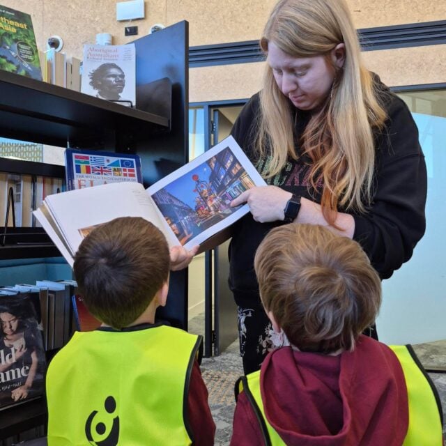 A trip into the local library, or whare pukapuka, can spark so much more than a love of books. As our preschoolers browsed the bookshelves, they discovered a little more about their neighbourhood history. This is what real life learning and building community connections look like, at Kindercare Johnsonville. #InspireMe
