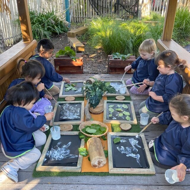 Nature, creativity, and exploration 🍃🎨
We transformed our environment into a peaceful creative space at Kindercare Lincoln Road. Tamariki explored painting with natural resources and loose parts. They showed incredible focus and curiosity as they experimented with brush strokes, textures, and mark-making.

#painting #looseparts #focus #curiosity #art #creativity