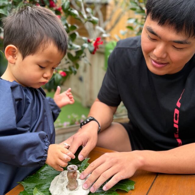 At Kindercare Greenhithe, Teachers create time and space each day for our babies to explore with their senses, noticing and responding at their own pace. #Inspireme