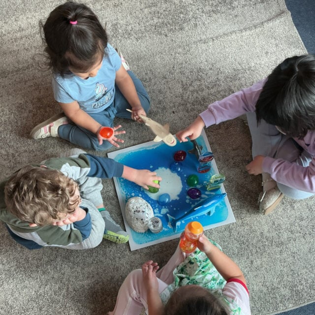 Sometimes a story doesn’t end at the last page. It follows children into their play. Recently, our tamariki at Kindercare Wigram Skies got curious about the ocean and the life within it. So loose parts and textures brought a storybook to life, inviting creativity, rich language, and a sense of wonder. #InspireMe